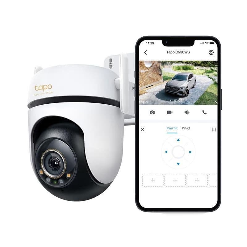 TP-Link Tapo C530WS vonkajšia-outdoor kamera (5MP, 3K 1620p, WiFi, IR 30m, microSD card) 4