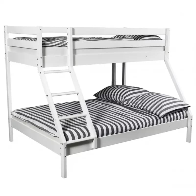 Posteľ buková Mike 200x90/140 white