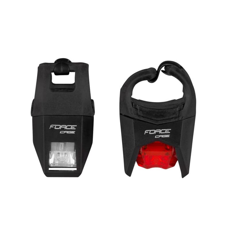 Svetlo na bicykel FORCE F CAGE front - rear 2