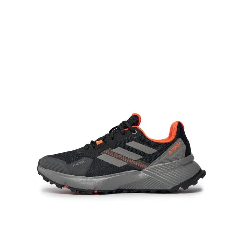 Pánska bežecká trailová obuv ADIDAS Terrex Soulstride Rain.Rdy core black grey four solar red 3
