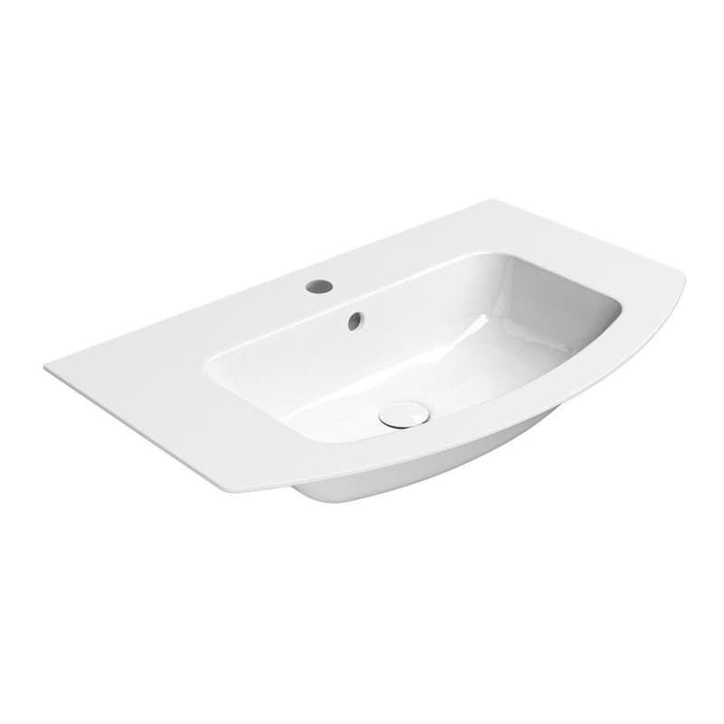 GSI - PURA keramické umývadlo Slim oblé 82x49cm, biela ExtraGlaze 8826111