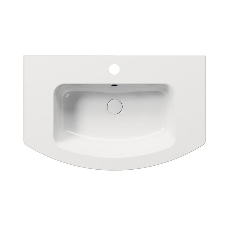 GSI - PURA keramické umývadlo Slim oblé 82x49cm, biela ExtraGlaze 8826111 4