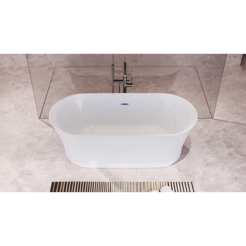 H K - Voľne stojaca akrylátová vaňa FANCY 170 x 80 cm FANCY170 3