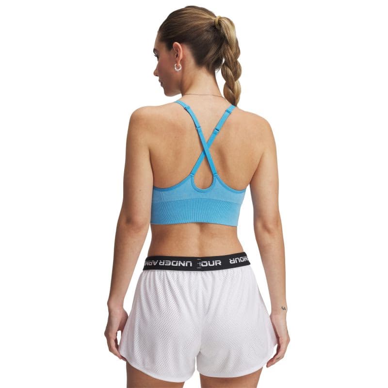 Dámska tréningová športová podprsenka UNDER ARMOUR Vanish Seamless Washed Low-BLU 4