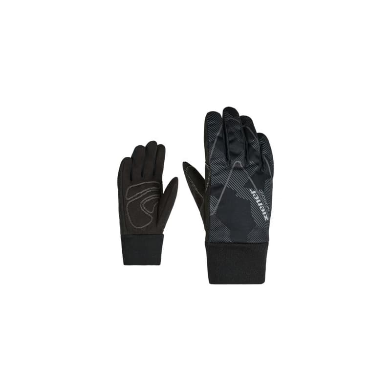 Juniorské rukavice ZIENER UNICO-808268-247-gray ink camo