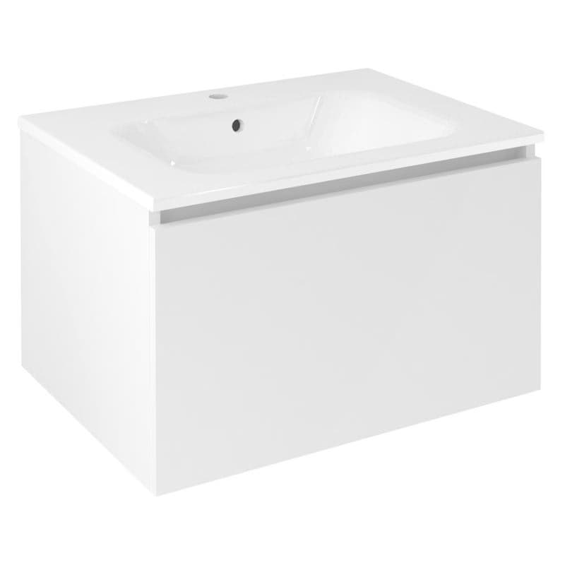 SAPHO - LOREA umývadlová skrinka 70x44x51,2cm, 1x zásuvka, biela mat LE070-3131