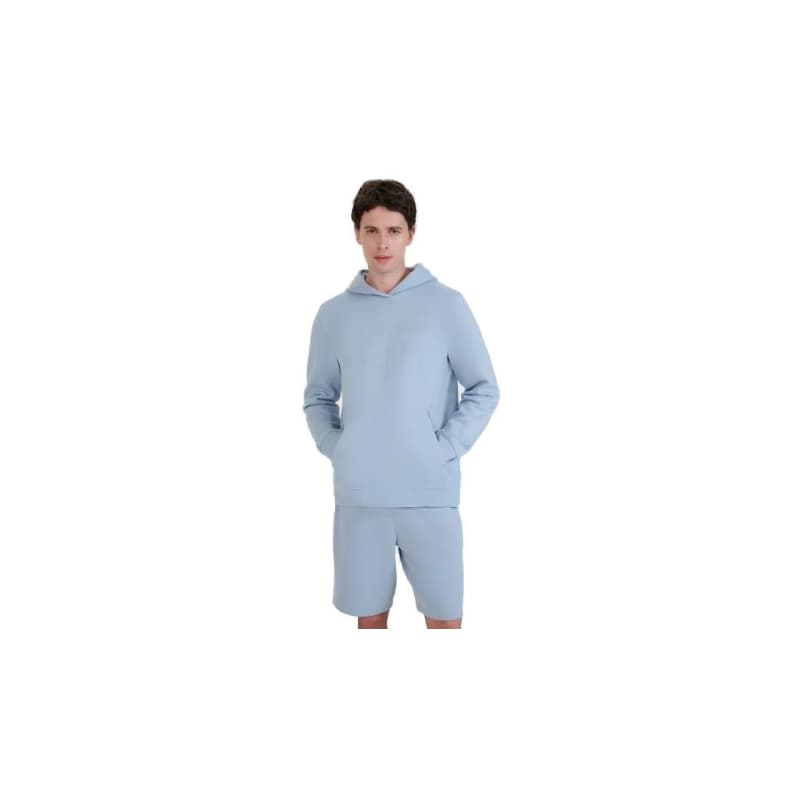 Pánska mikina s kapucňou 4F SWEATSHIRT M1621-34S-LIGHT BLUE 1
