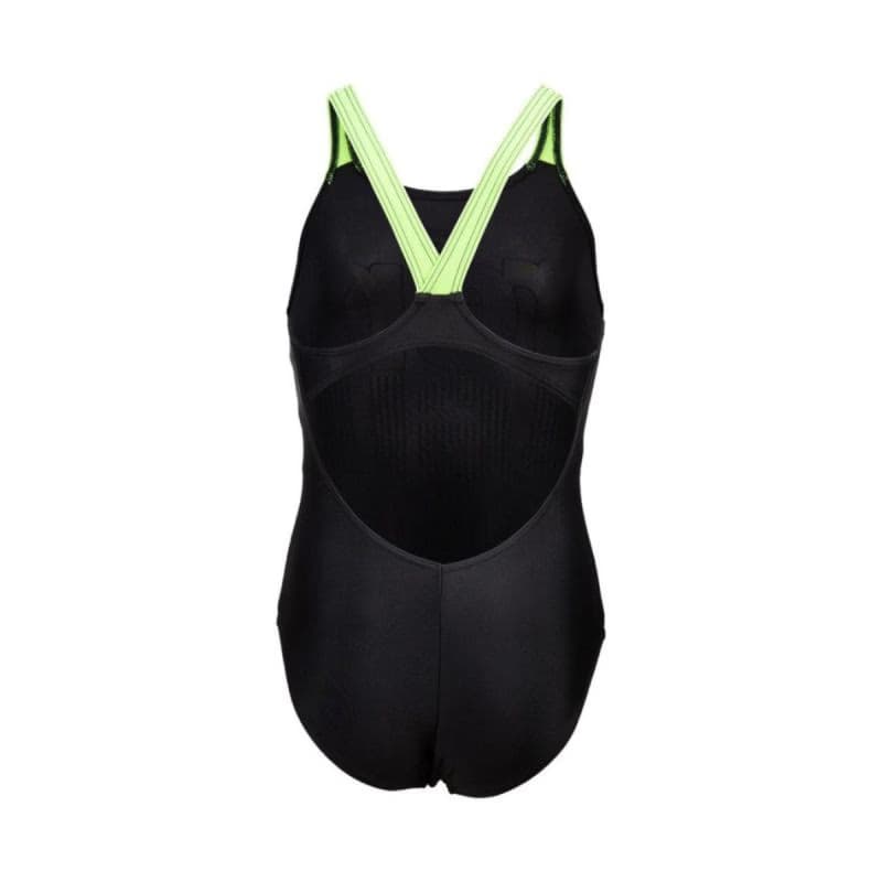 Dievčenské plavecké jednodielne plavky ARENA SWIMSUIT V BACK GRAPHIC Black 5