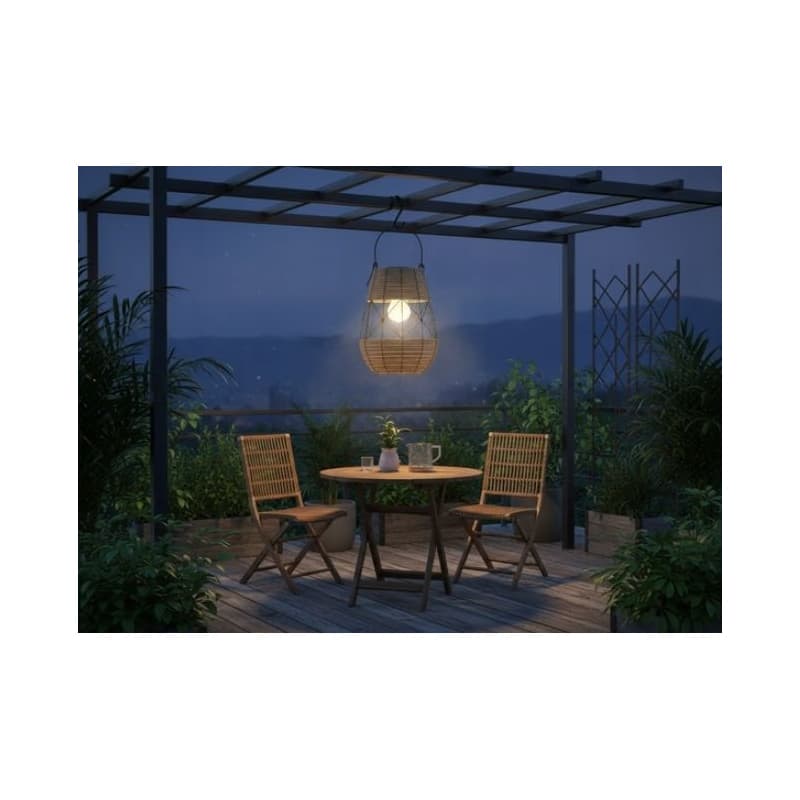 Chomik Solárny lampáš LAP8938 | 32 cm 3