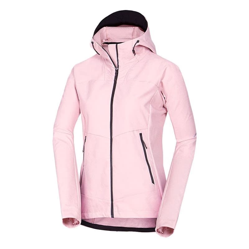 Dámska turistická softshellová bunda NORTHFINDER CORI-666lightpink 4