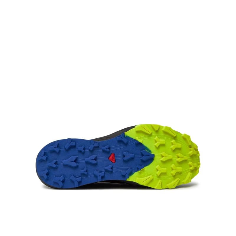 Pánska bežecká trailová obuv SALOMON ThunderCross GTX Blue Fire black surf the web safety yellow 6