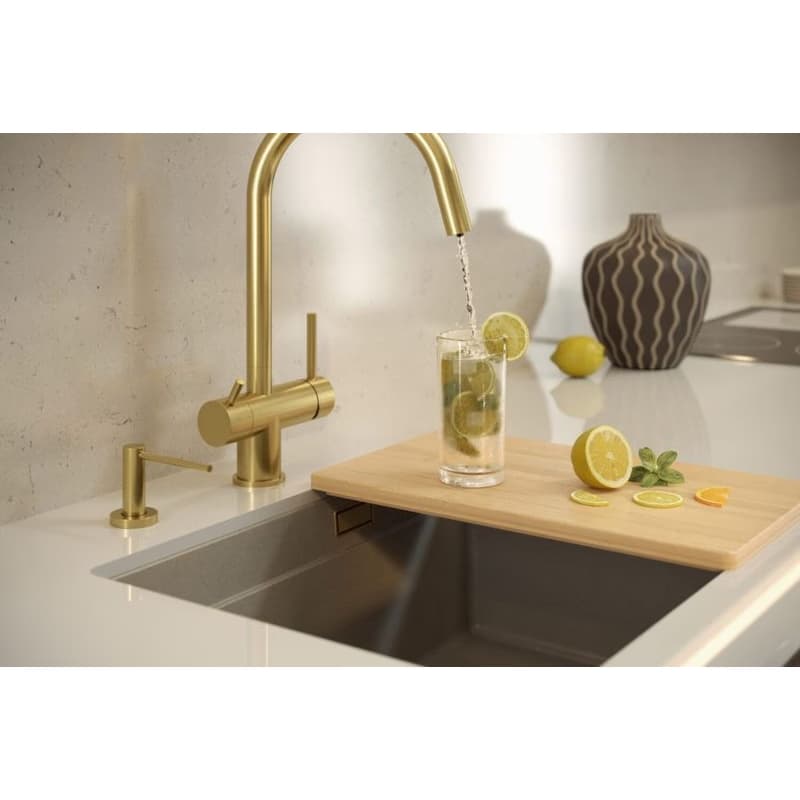 Quadron Quadron - Granitový drez Logan 100 Beige Oceľ HQJ6045U4_BS_U 5