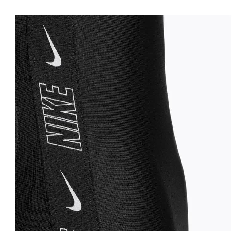 Dámske plavecké jednodielne plavky NIKE SWIM LOGO TAPE FASTBACK OP BLAC-BLACK 5