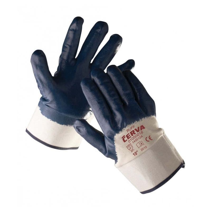 RUFF rukavice polomáčané v nitrile - 9