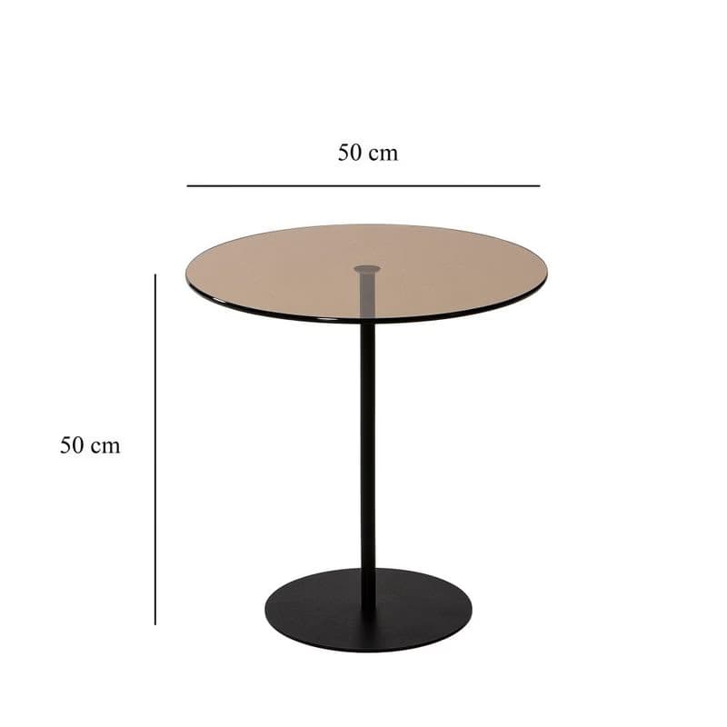 Príručný stolík / Odkladací stolík Chill-Out - Black, Bronze 4