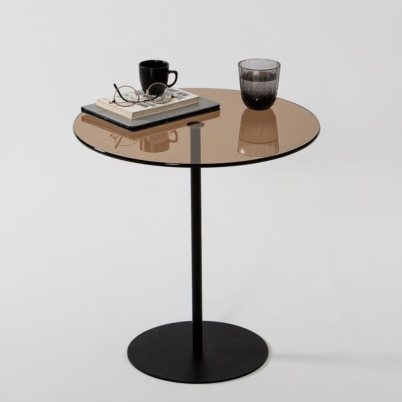 Príručný stolík / Odkladací stolík Chill-Out - Black, Bronze 5