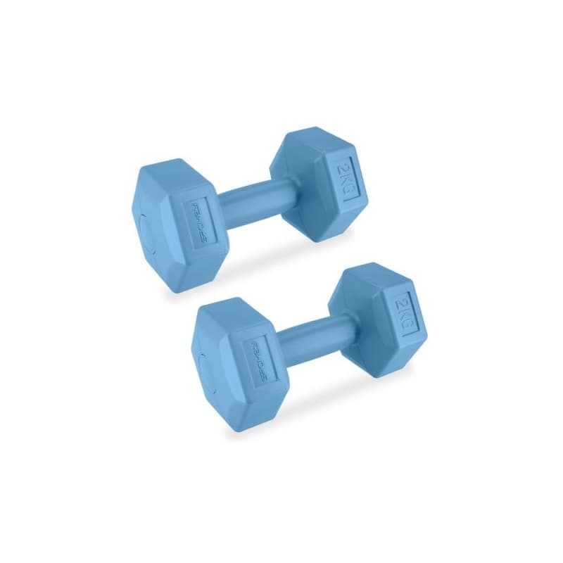 Set závažia SPOKEY MONSTER BLUE HEXA 2x 2 kg