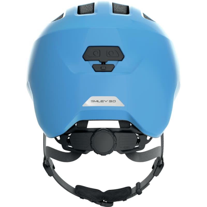 Juniorská cyklistická prilba ABUS Smiley 3.0 shiny blue 3