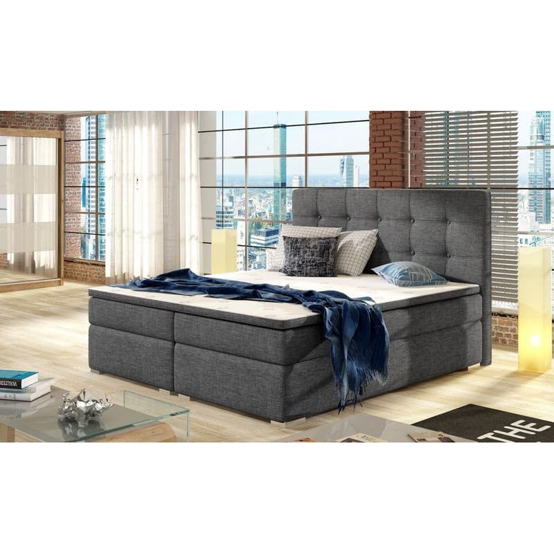ArtElta Manželská posteľ INEZ Boxspring | 180 x 200 cm Farba: Sawana 21 2