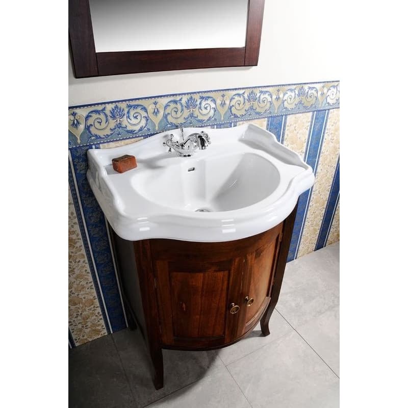 SAPHO - RETRO umývadlová skrinka 60x80x45cm, buk 735140 6