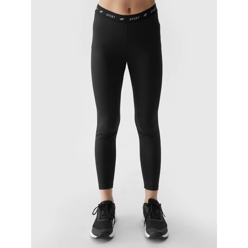 Dievčenské legíny 4F JUNIOR TIGHTS FNK-4FJWSS24TFTIF223-20S-DEEP BLACK 3