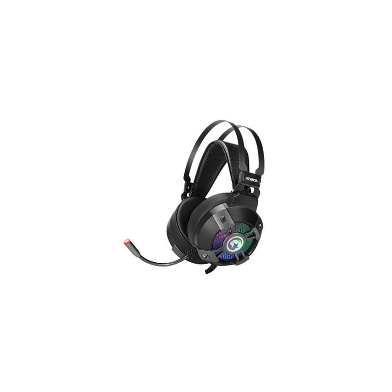 Marvo HG9015G sluchátka s mikrofónom, káblové, čierna, 7.1 (virtuálne), USB