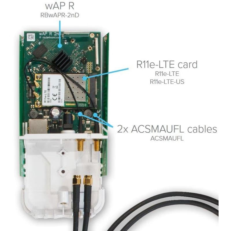 MikroTik Pigtail ACSMAUFL 15cm, U.FL - SMA Female 4