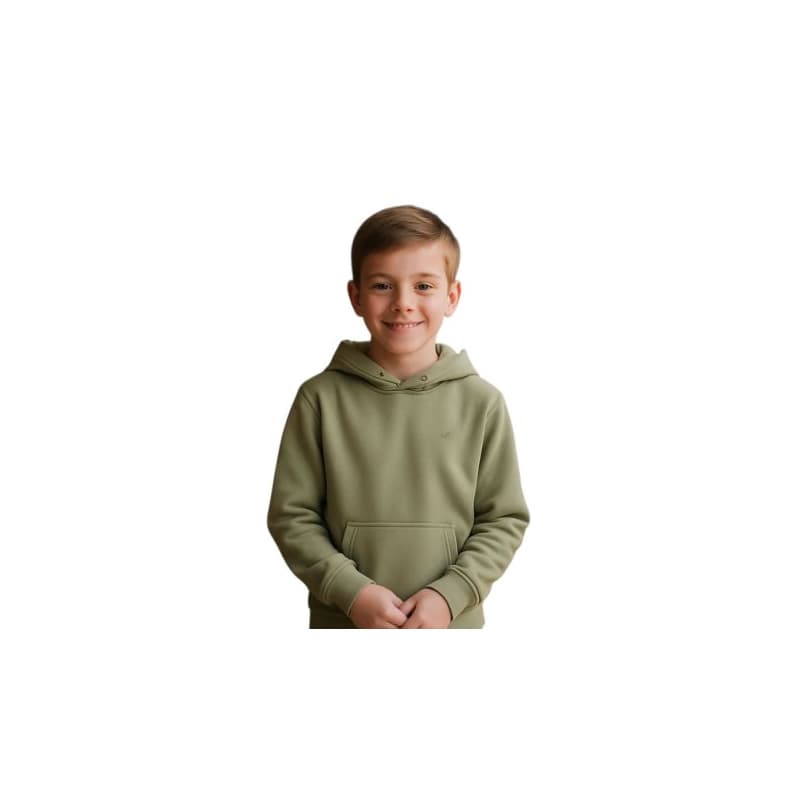 Chlapčenská zateplená mikina s kapucňou 4F JUNIOR SWEATSHIRT M1945-4FJWAW25TSWSM1945-42S-LIGHT GREEN 1