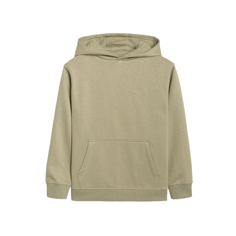 Chlapčenská zateplená mikina s kapucňou 4F JUNIOR SWEATSHIRT M1945-4FJWAW25TSWSM1945-42S-LIGHT GREEN 3