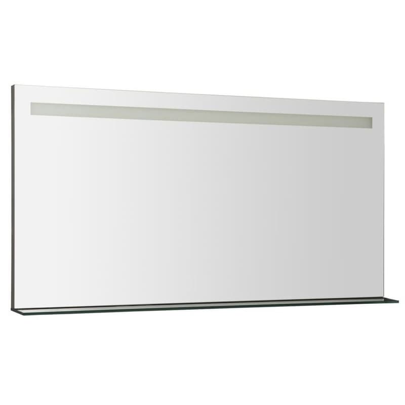 SAPHO - BRETO zrkadlo s LED osvetlením a policou 120x60,8cm BT120