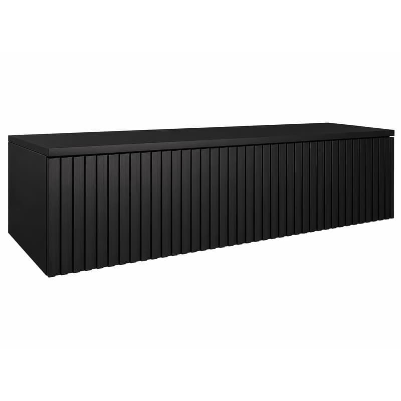 Elvisia Skrinka pod umývadlo s doskou LORE Black | 120 cm 1