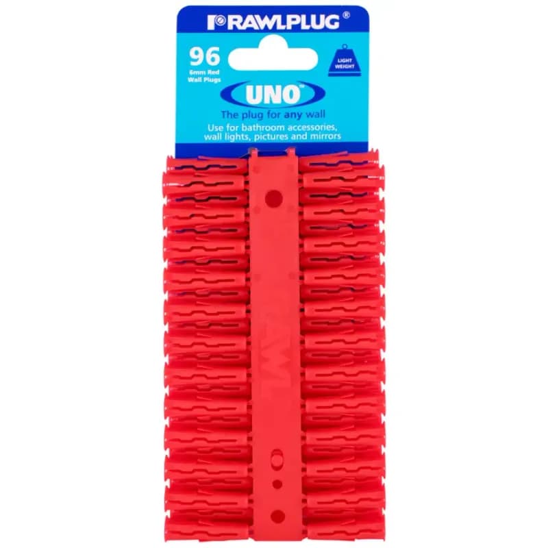 Hmoždinka univerzálna UNO RED 6x28 mm (96 ks) 1