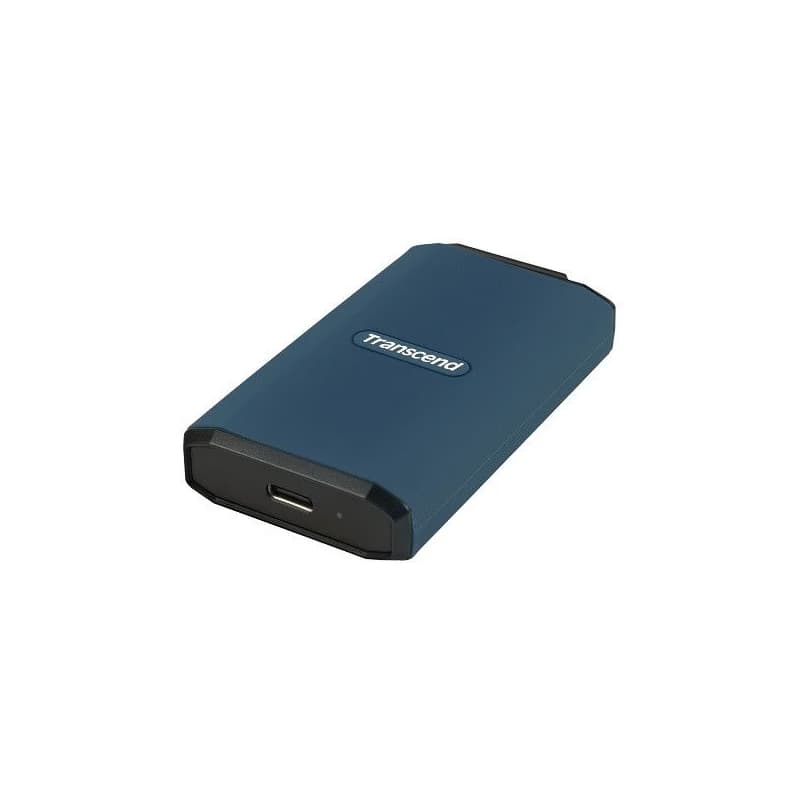 Transcend ESD410C 4TB, USB 20Gbps Type C, Externý odolný SSD disk (3D NAND flash), 2000MB/R, 2000MB/W, modrý 3