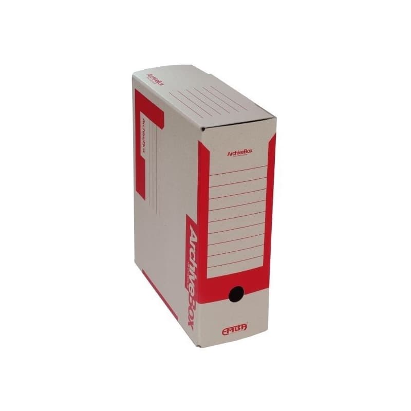 Archivačný box 330x260x110mm EMBA červený