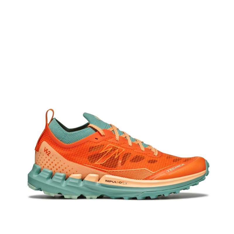 Dámska bežecká trailová obuv TECNICA Pyrox Speed Ws, orange aqua green 2