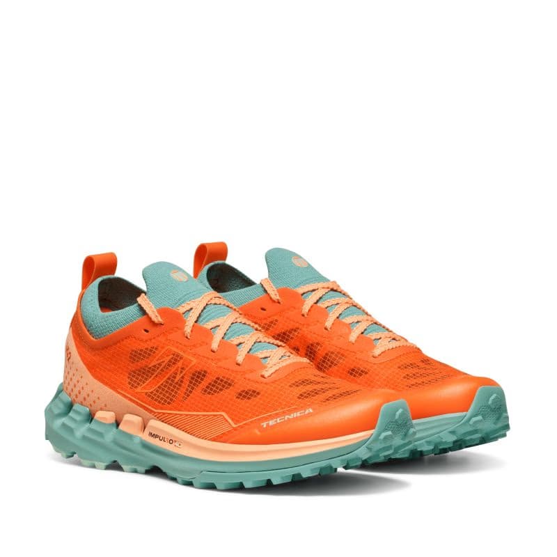 Dámska bežecká trailová obuv TECNICA Pyrox Speed Ws, orange aqua green 4