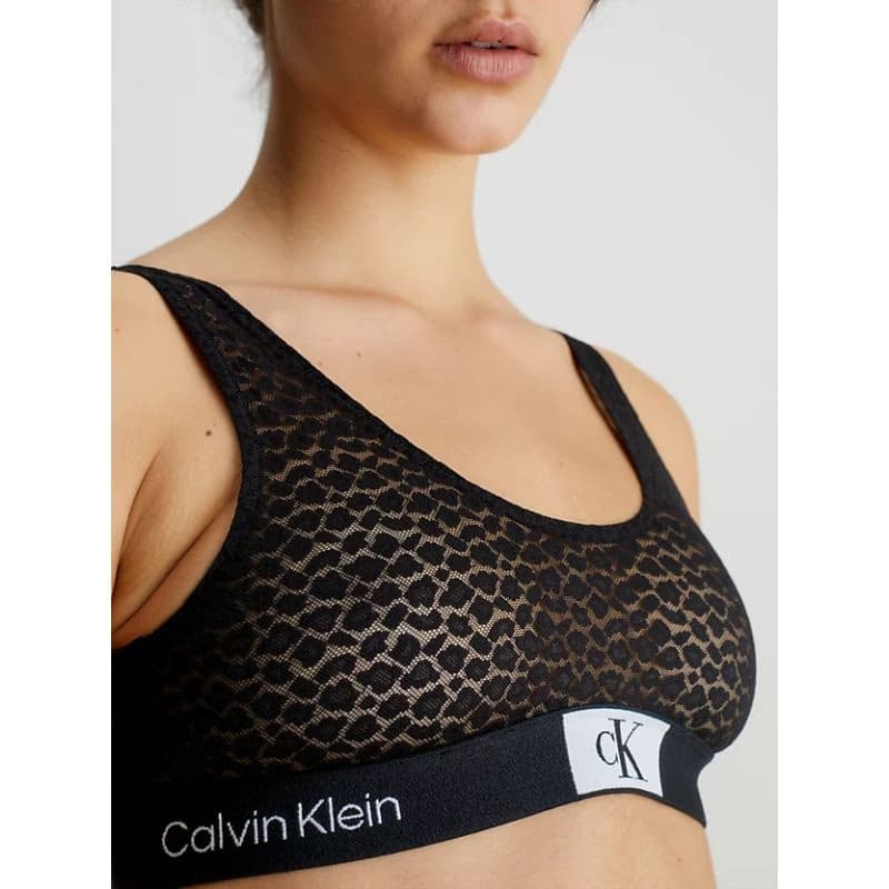 Dámska podprsenka CALVIN KLEIN UNLINED BRALETTE-000QF7233E-UB1-Black 4