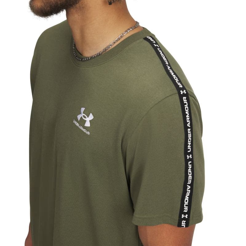 Pánske tričko s krátkym rukávom UNDER ARMOUR UA Icon HWT Tee Taping-GRN 3