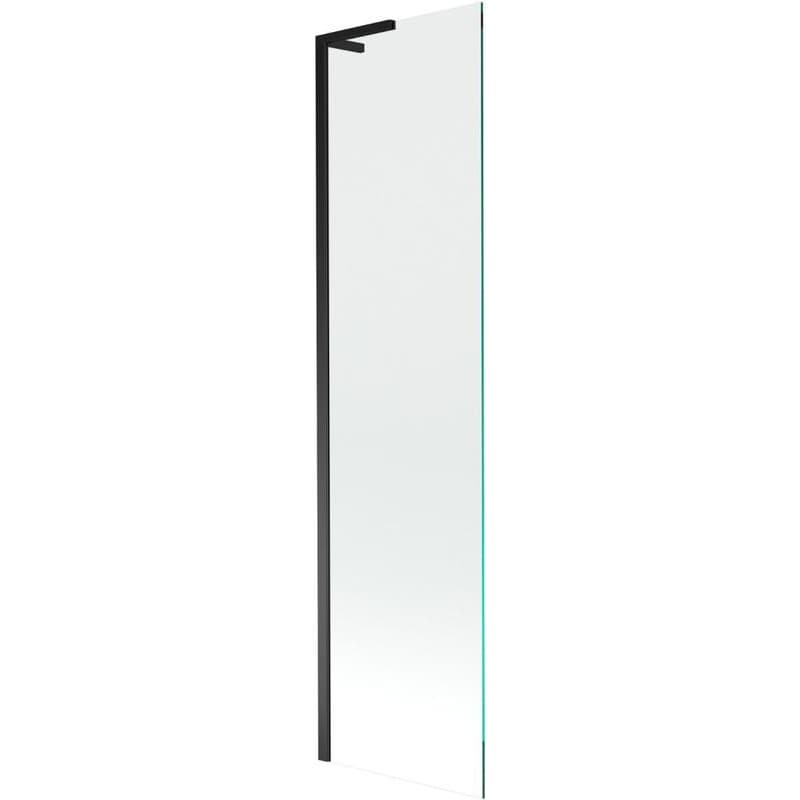 MEXEN/S - Next L vaňová zástena FIX 60 x 150, transparent, čierna 895-060-000-03-00-70