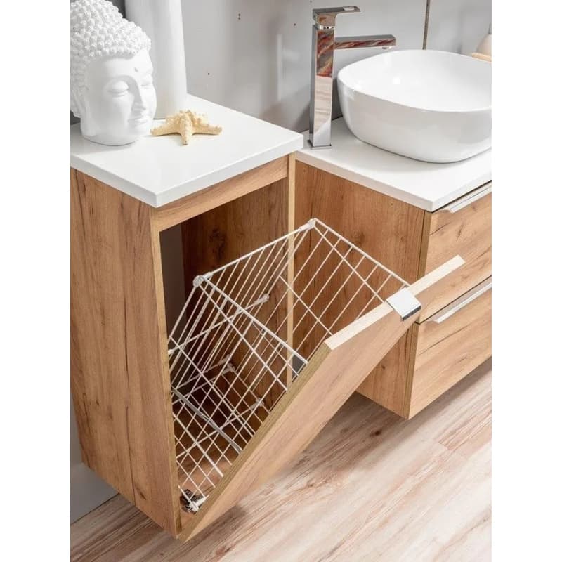ArtCom Závesná skrinka do kúpeľne CAPRI Oak 811 2