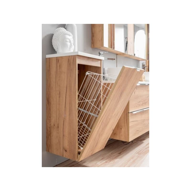 ArtCom Závesná skrinka do kúpeľne CAPRI Oak 811 5