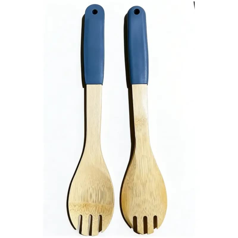 Lyžica so zúbkami bambus sivá rukoväť 32*6cm ut03632bs20 1