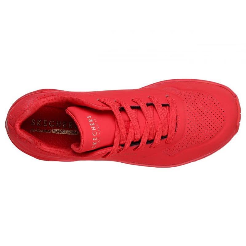 Pánska rekreačná obuv SKECHERS Uno Stand On Air M red 4