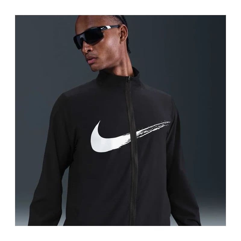 Pánska tréningová bunda NIKE M NK DF FORM JKT GFX BLACK WHITE 3