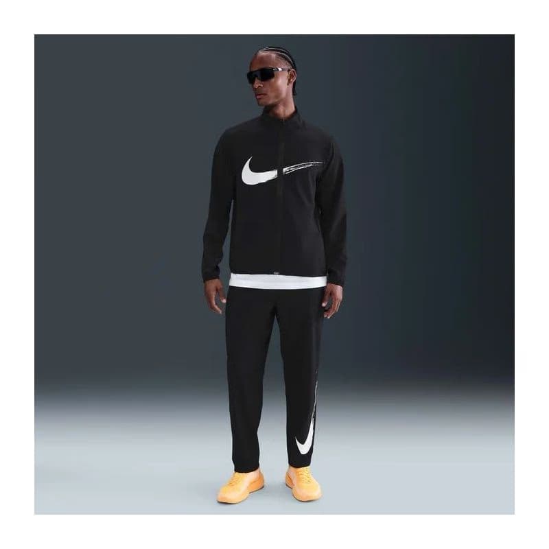 Pánska tréningová bunda NIKE M NK DF FORM JKT GFX BLACK WHITE 5