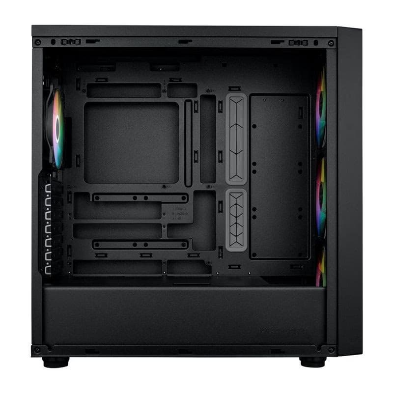Cooler Master case MasterBox 600, ATX, Priehľadná bočnica, 3x 140mm ARGB Fan, 1x 120mm ARGB Fan, ARGB Hub, Čierna 3