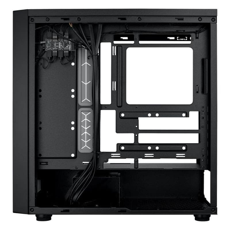 Cooler Master case MasterBox 600, ATX, Priehľadná bočnica, 3x 140mm ARGB Fan, 1x 120mm ARGB Fan, ARGB Hub, Čierna 5