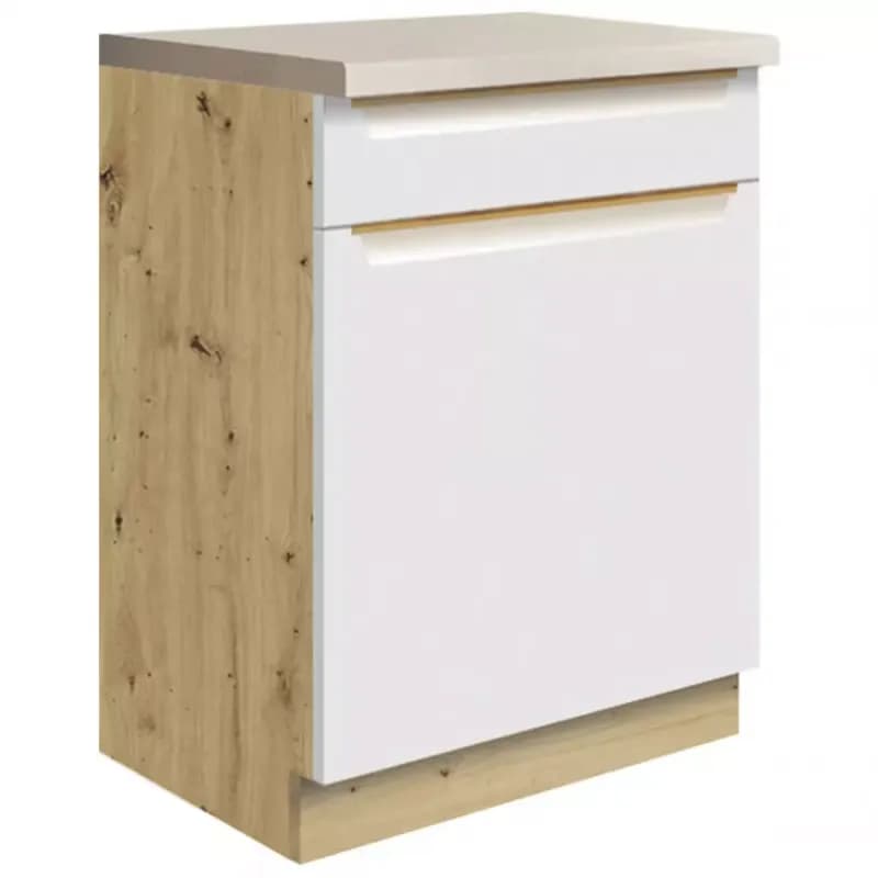 Skrinka do kuchyne Glamour5d White 1
