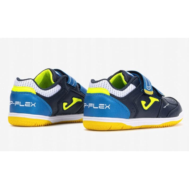 Chlapčenské futbalové kopačky halové JOMA Top Flex 2503 K IC navy blue yellow 3