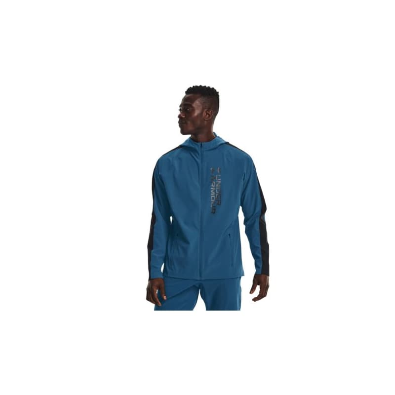 Pánska bežecká bunda UNDER ARMOUR UA OutRun the STORM Jacket-BLU 1